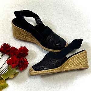 Lauren Ralph Lauren Helma Espadrille Slingback Wedge Sandals - 5.5